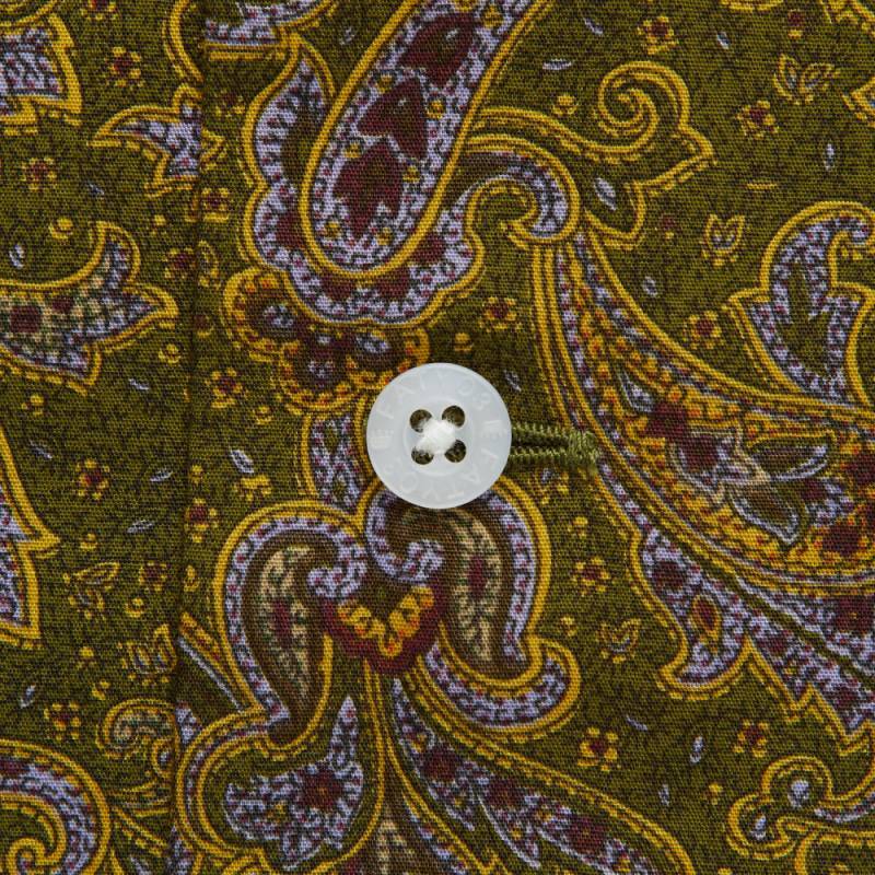 Vine Paisley S/S Shirt ペイズリー BIGシルエット 半袖 シャツ