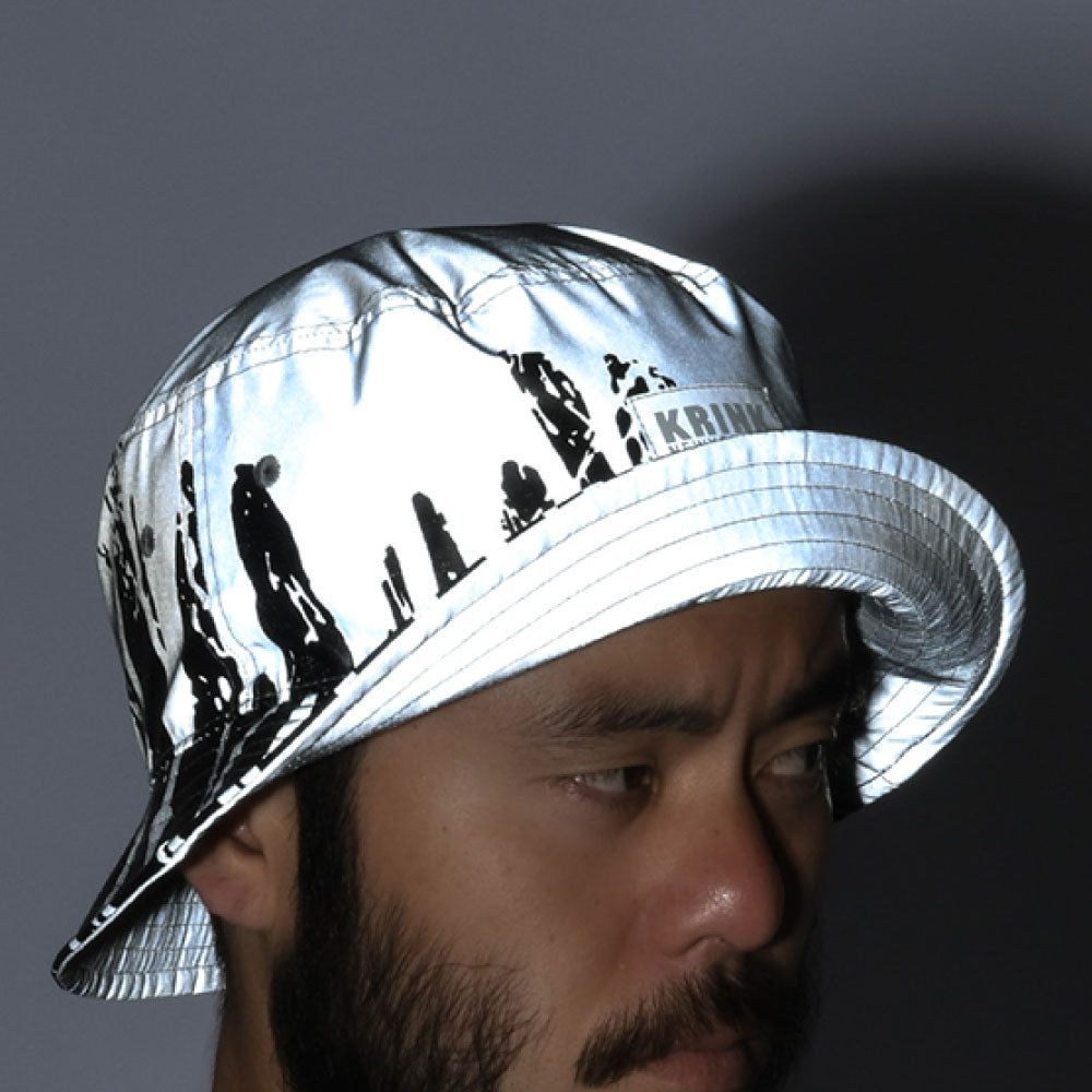 × KRINK Reflector Dripping Bucket Hat クリンク リフレクター ドリッピング バケット ハット