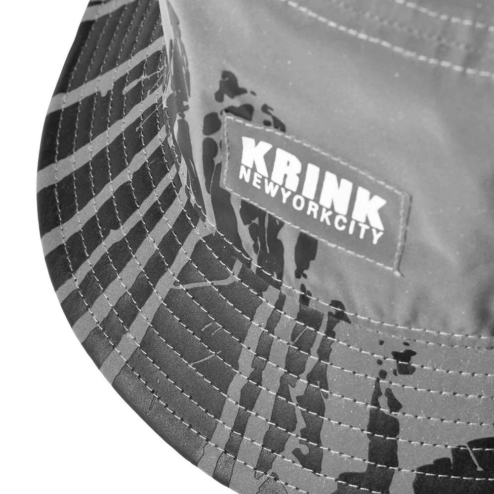 × KRINK Reflector Dripping Bucket Hat クリンク リフレクター ドリッピング バケット ハット