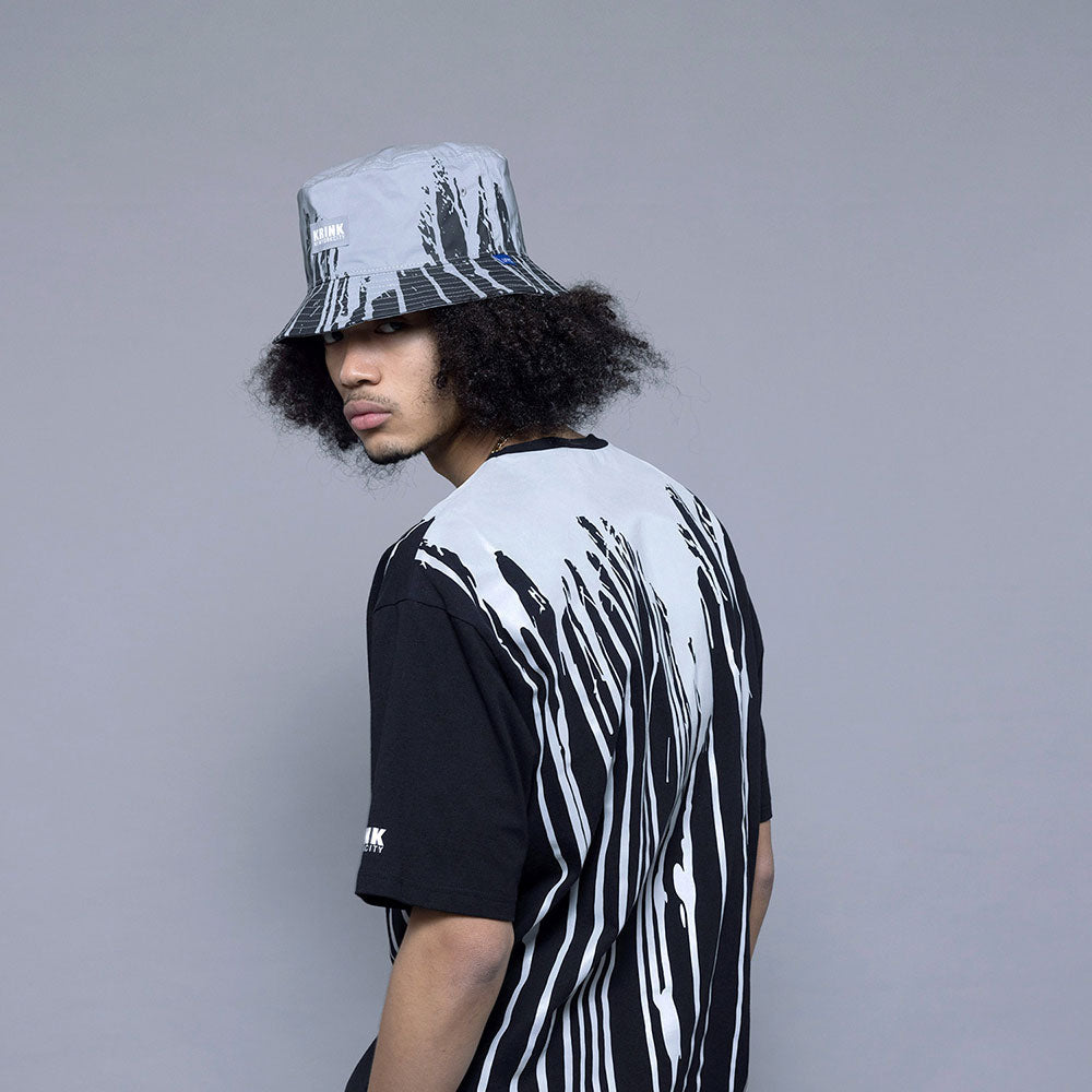 × KRINK Reflector Dripping Bucket Hat クリンク リフレクター ドリッピング バケット ハット