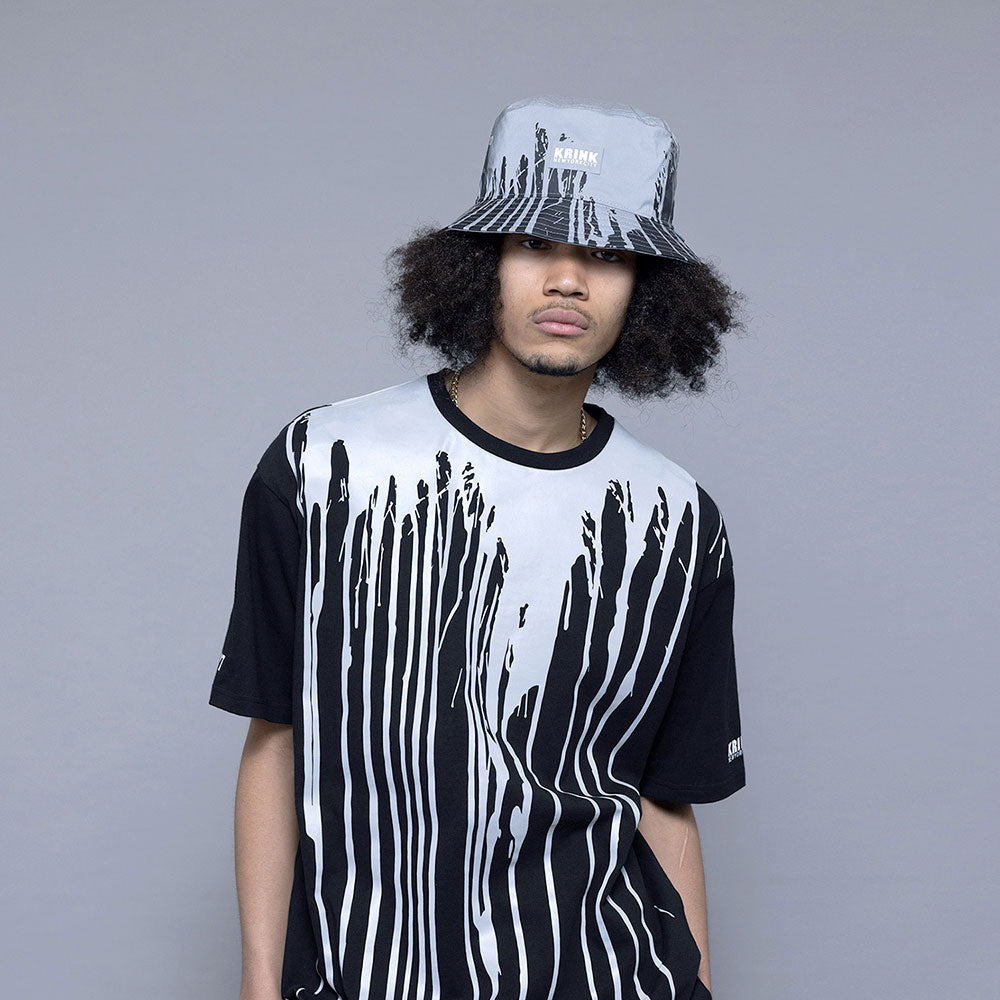 × KRINK Reflector Dripping Bucket Hat クリンク リフレクター ドリッピング バケット ハット