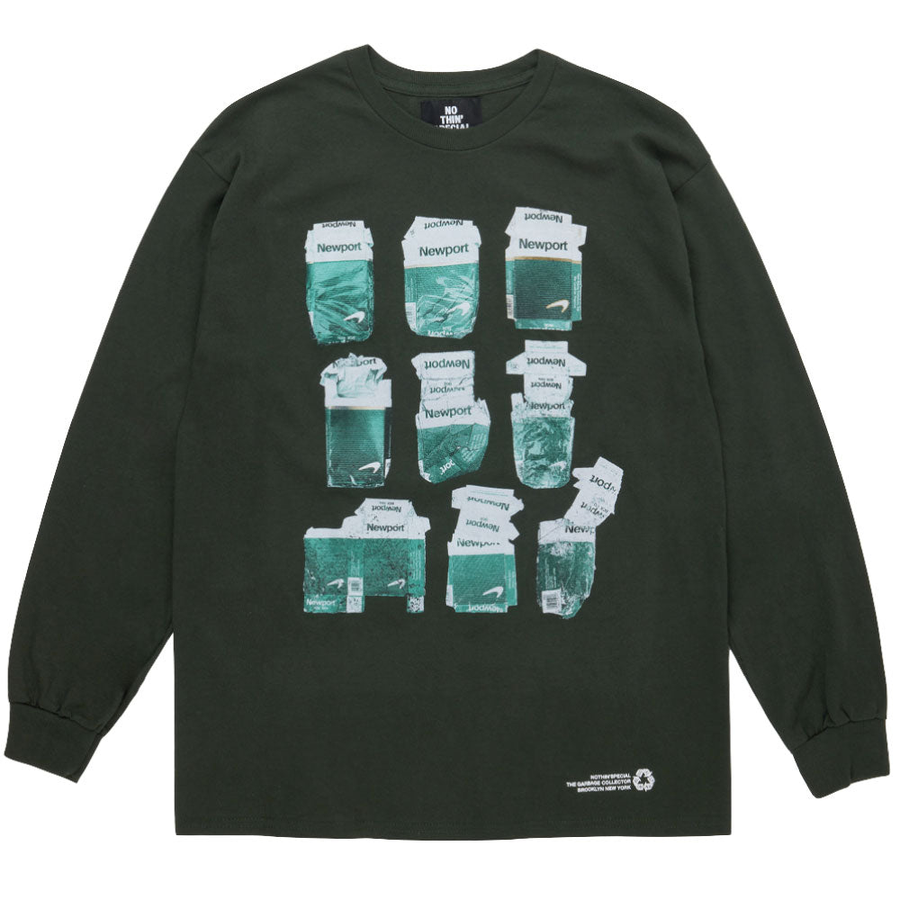 "THE GARBAGE COLLECTOR" × Newport Color L/S Tee ニューポート 長袖 Tシャツ