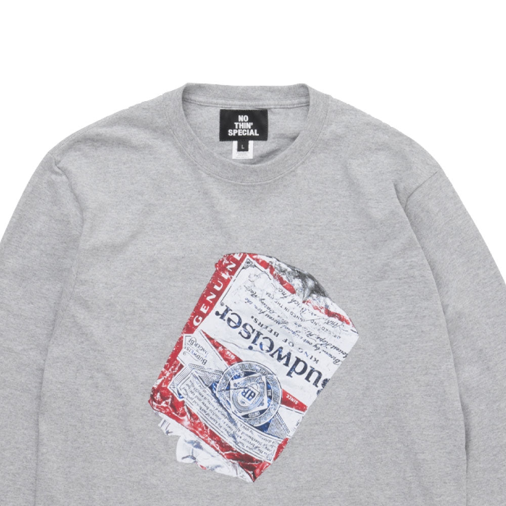 "THE GARBAGE COLLECTOR" × Budweiser L/S Tee バドワイザー 長袖 Tシャツ