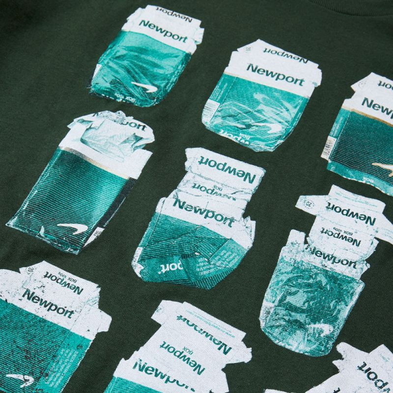 "THE GARBAGE COLLECTOR" × Newport Color L/S Tee ニューポート 長袖 Tシャツ