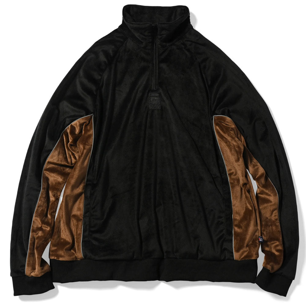 × FILA Heritage Velour Half Zip Pullover Shirt フィラ ハーフ ジップ ベロア プルオーバー シャツ