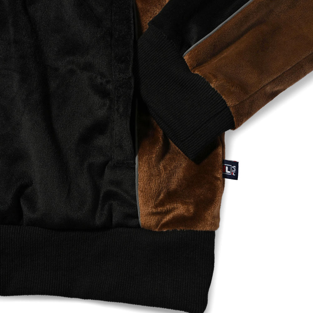 × FILA Heritage Velour Half Zip Pullover Shirt フィラ ハーフ ジップ ベロア プルオーバー シャツ