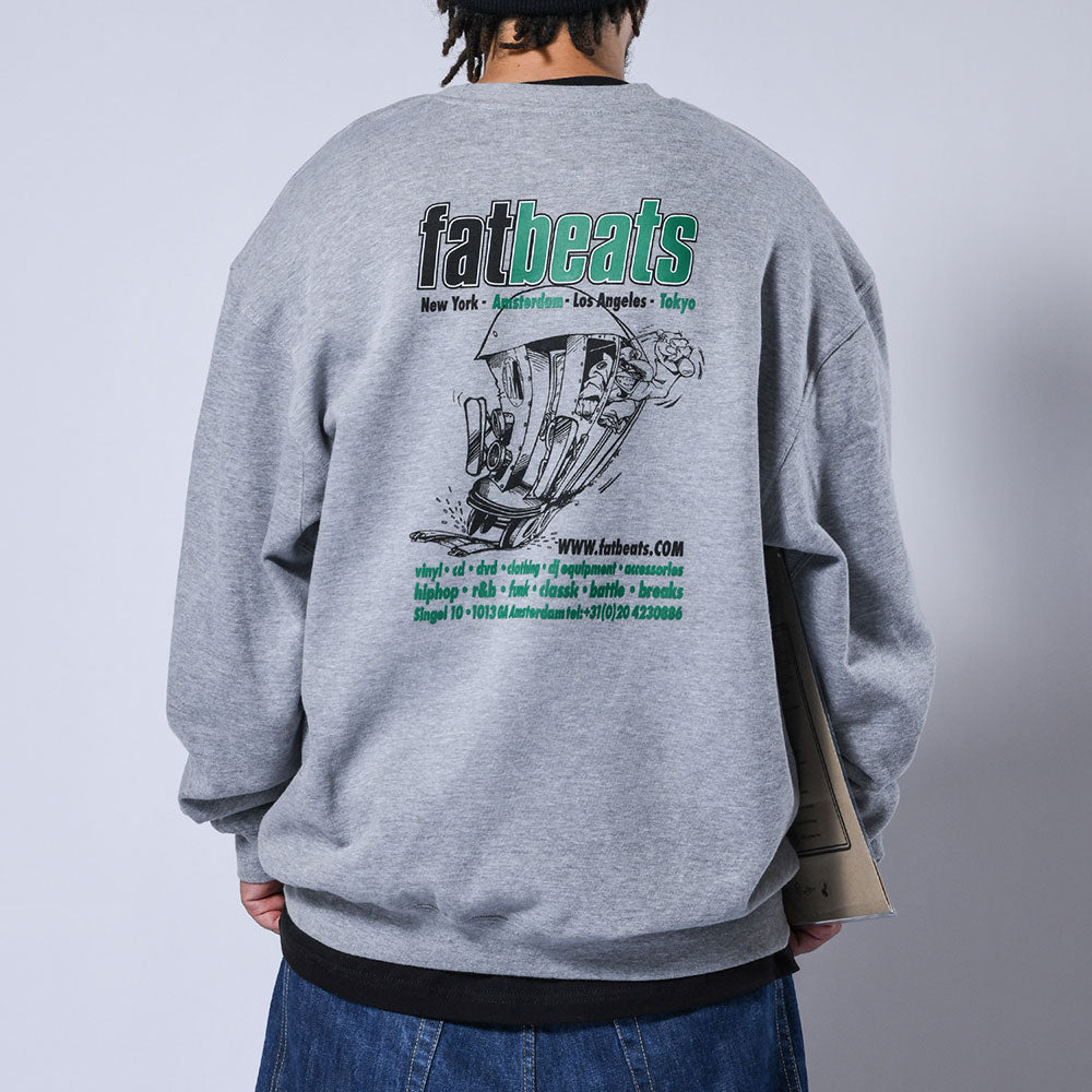 × Fatbeats Crewneck Sweatshirt ファットビーツ クルーネック スウェット シャツ