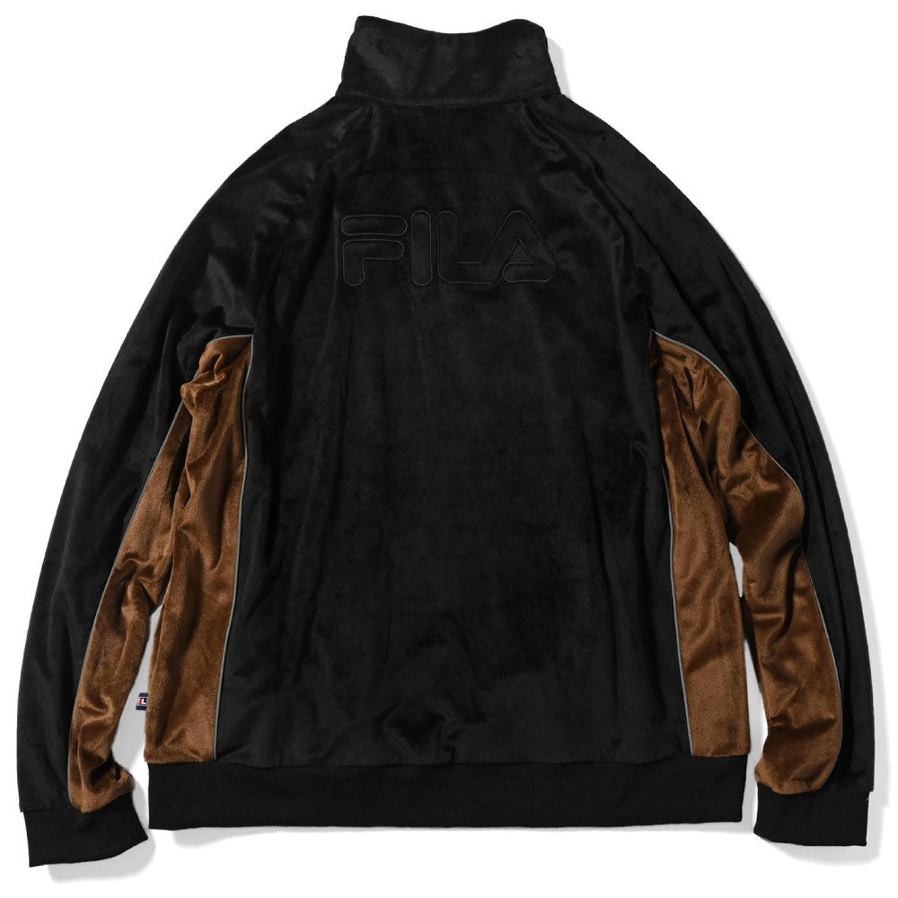 × FILA Heritage Velour Half Zip Pullover Shirt フィラ ハーフ ジップ ベロア プルオーバー シャツ