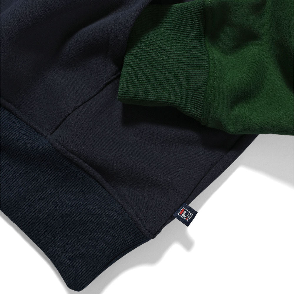 × FILA Heritage Color Block Pullover Hoodie フィラ プルオーバー スウェット フーディー