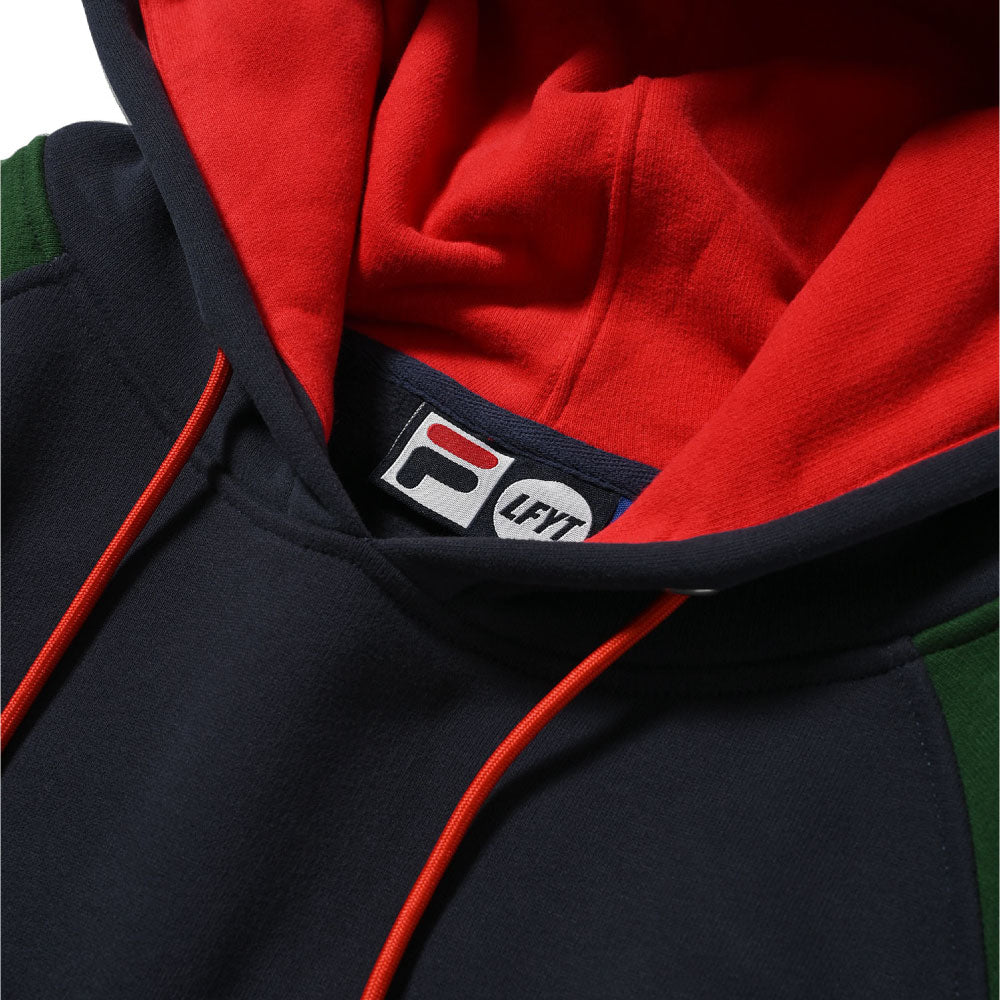 × FILA Heritage Color Block Pullover Hoodie フィラ プルオーバー スウェット フーディー