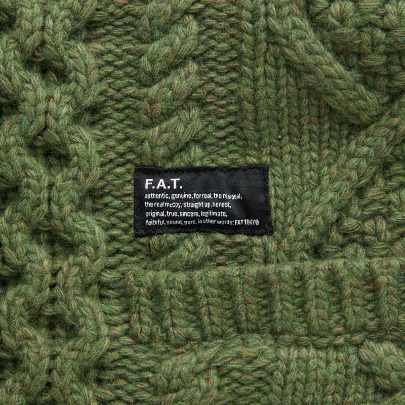 Fancouvor Cardigan OLV カウチン リラックス ケーブル ニット