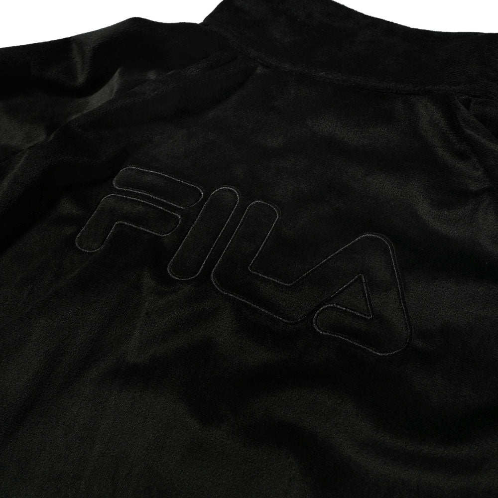 × FILA Heritage Velour Half Zip Pullover Shirt フィラ ハーフ ジップ ベロア プルオーバー シャツ