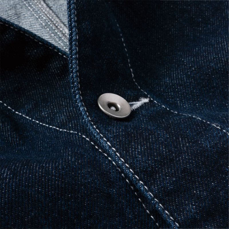 Washed Denim Country Jacket Indigo デニム カバーオール ジャケット