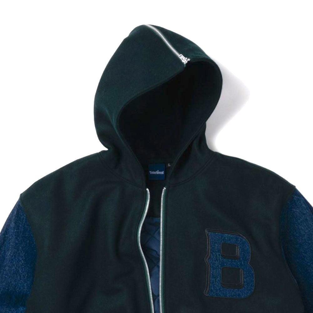 IB Hooded School Jacket メルトン スタジアム ジャケット