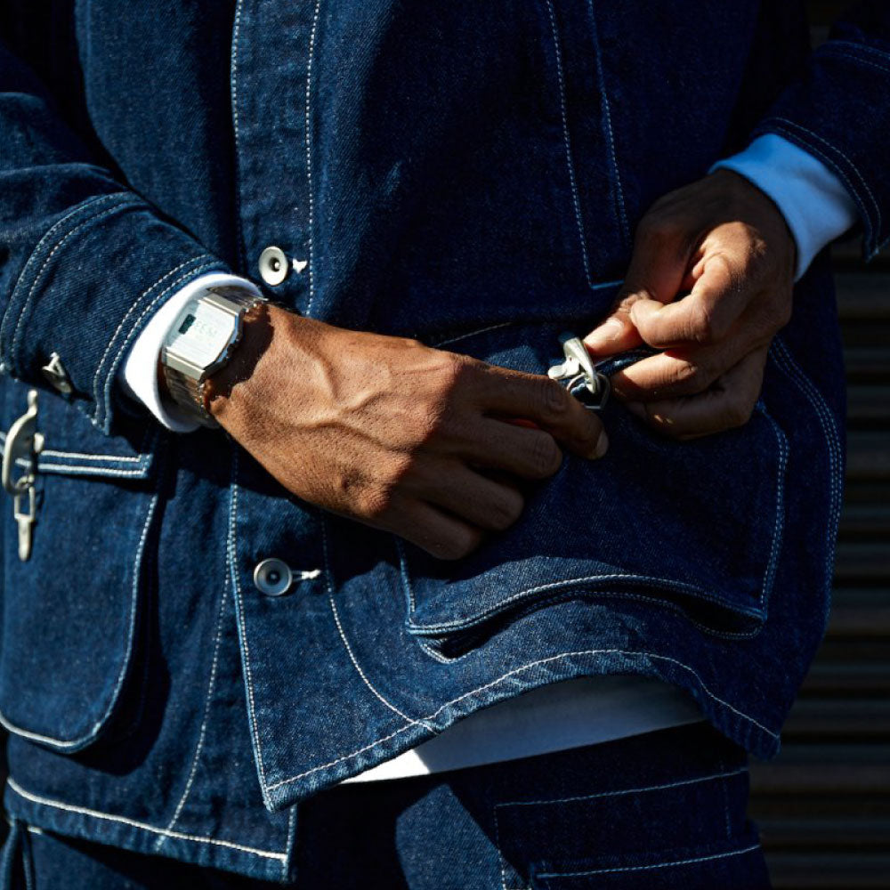 Washed Denim Country Jacket Indigo デニム カバーオール ジャケット