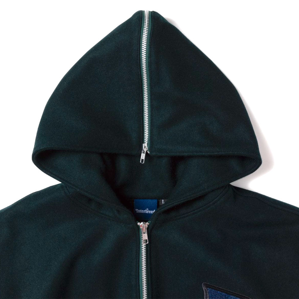 IB Hooded School Jacket メルトン スタジアム ジャケット