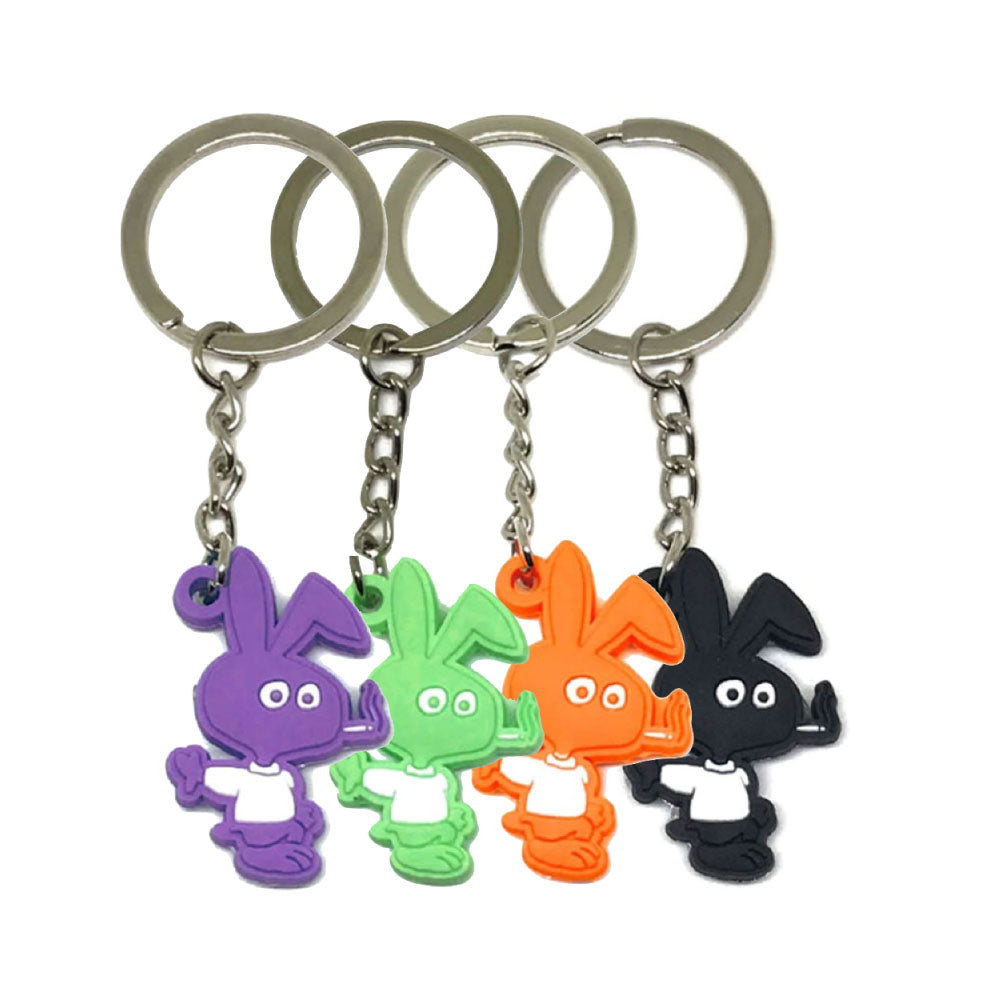 Frozen Goods Cold Bunny Rubber Keychain キャラクター コールド バニー ラバー キーホルダー