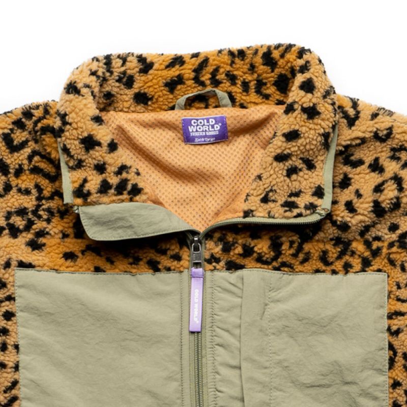 Wild Thing Sherpa Jacket Leopard ワイルドシング シェルパ フリース ジャケット