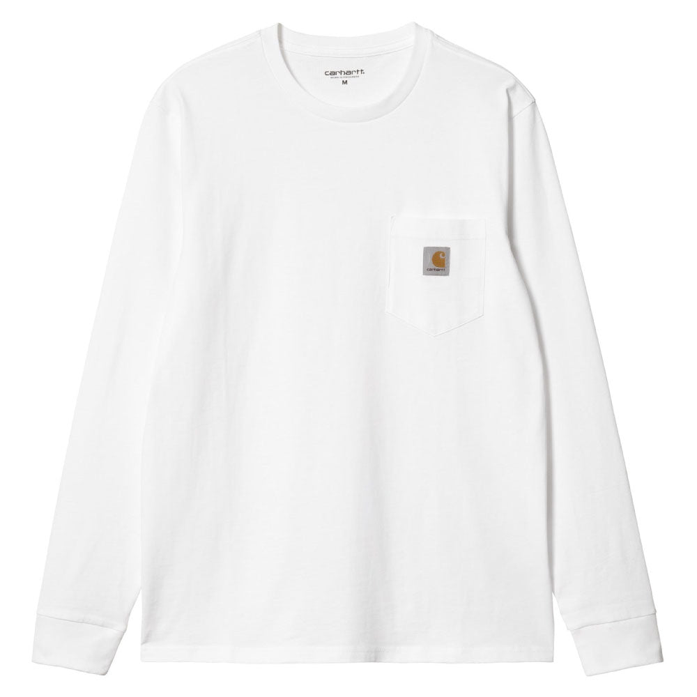 Logo Pocket L/S Tee ワンポイント ロゴ ポケット 長袖 Tシャツ