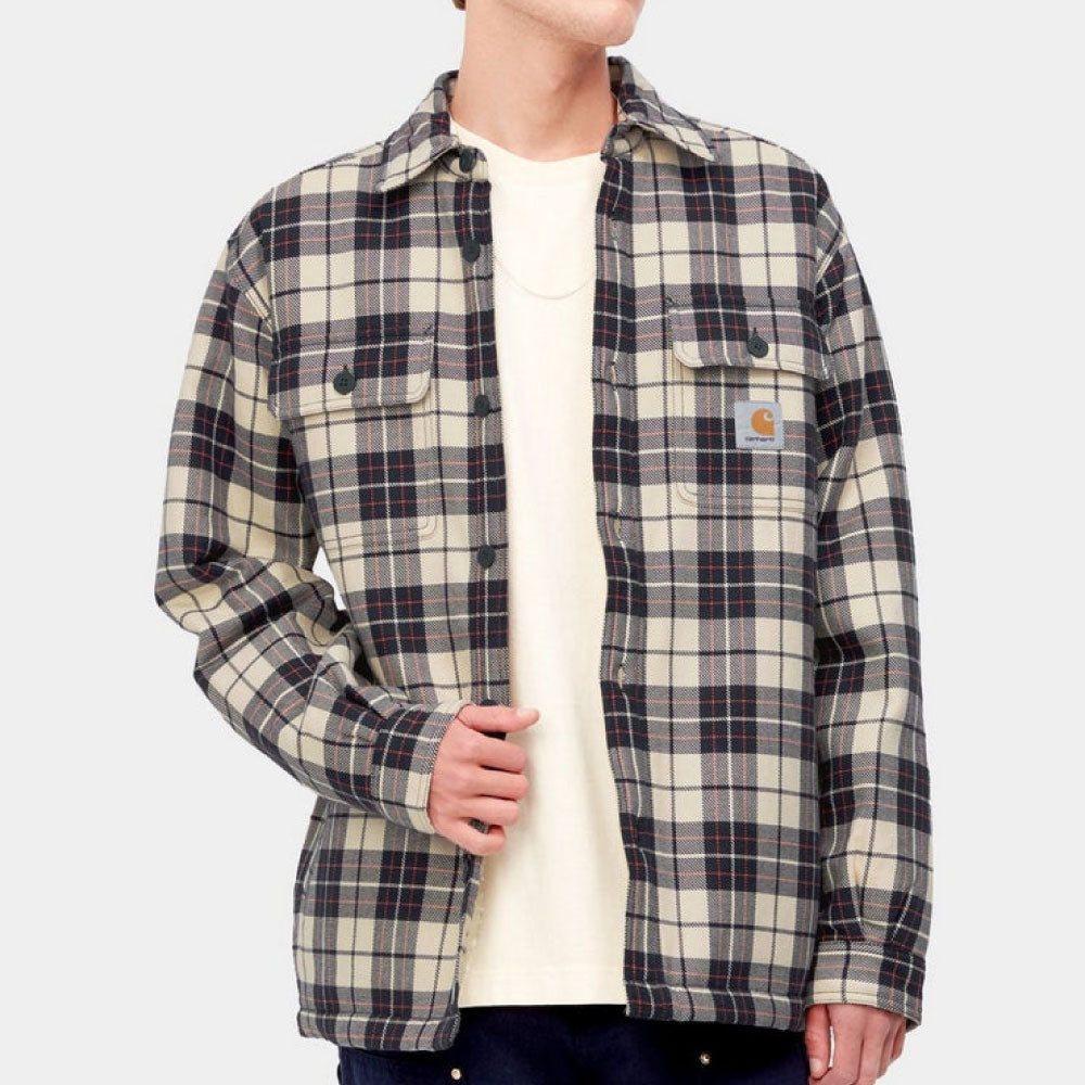 Arden Check Flannel Shirt Jacket BEG フランネル チェック 長袖 シャツ ジャケット