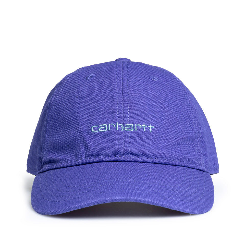 Canvas Script embroidery Cap ロゴ パネル 刺繍 キャップ 帽子