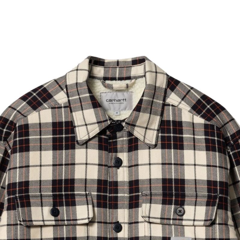 Arden Check Flannel Shirt Jacket BEG フランネル チェック 長袖 シャツ ジャケット