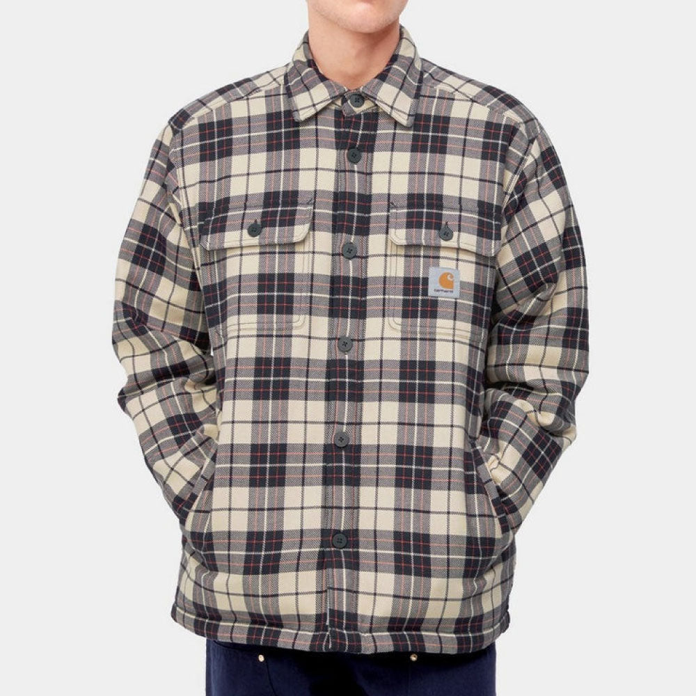 Arden Check Flannel Shirt Jacket BEG フランネル チェック 長袖 シャツ ジャケット