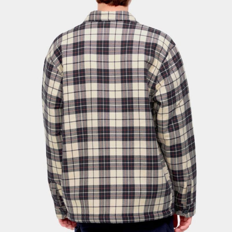 Arden Check Flannel Shirt Jacket BEG フランネル チェック 長袖 シャツ ジャケット
