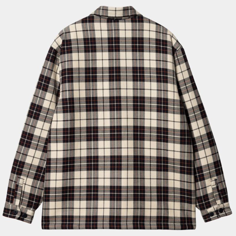 Arden Check Flannel Shirt Jacket BEG フランネル チェック 長袖 シャツ ジャケット