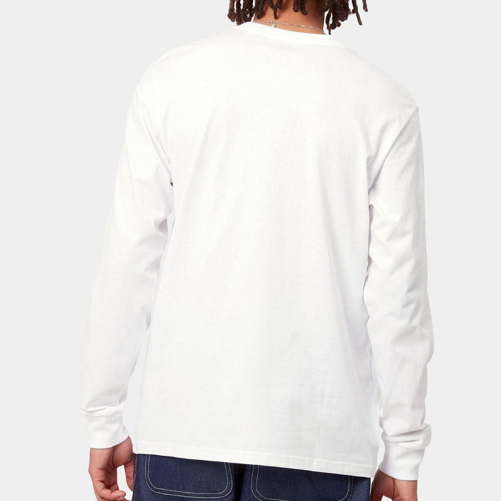 Logo Pocket L/S Tee ワンポイント ロゴ ポケット 長袖 Tシャツ
