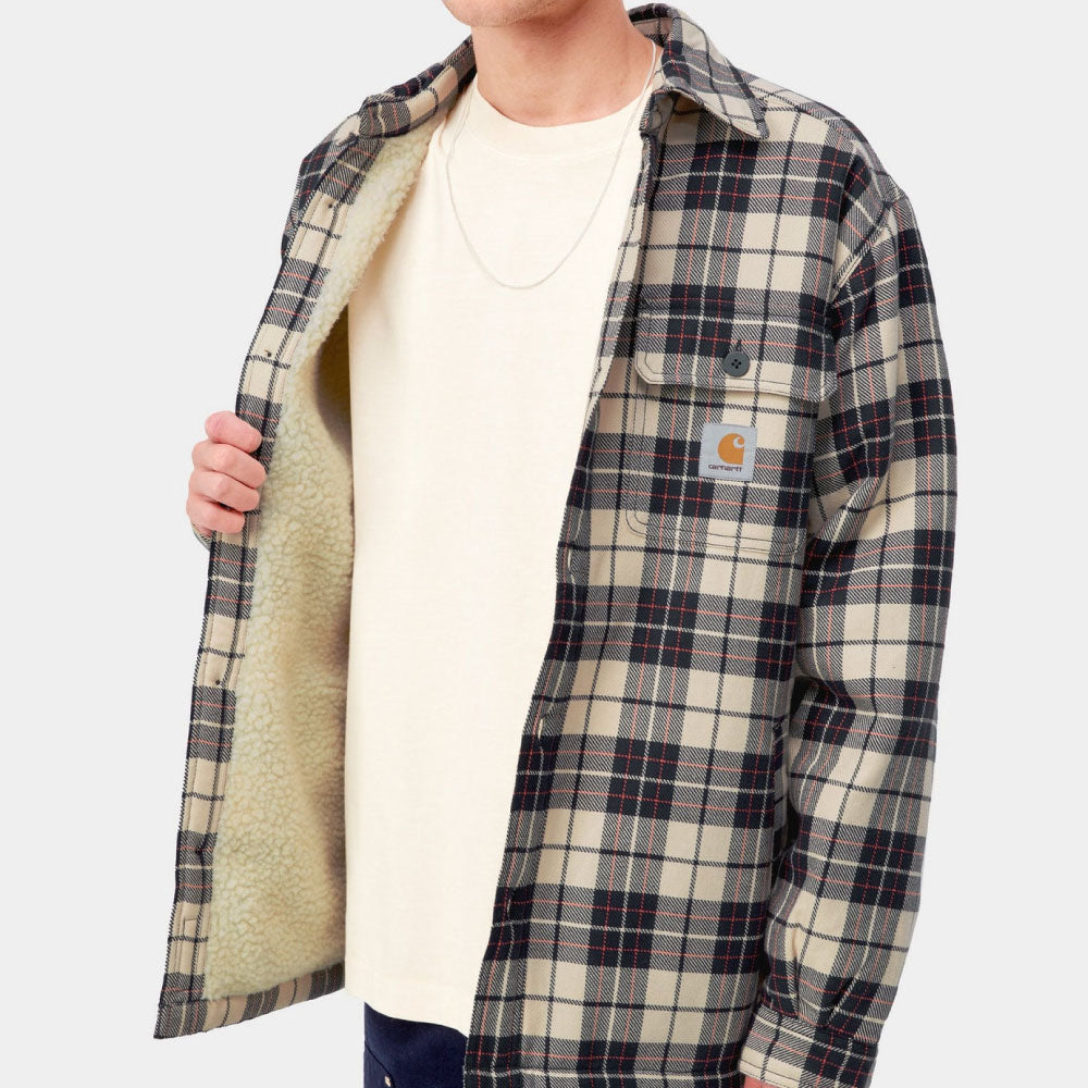 Arden Check Flannel Shirt Jacket BEG フランネル チェック 長袖 シャツ ジャケット