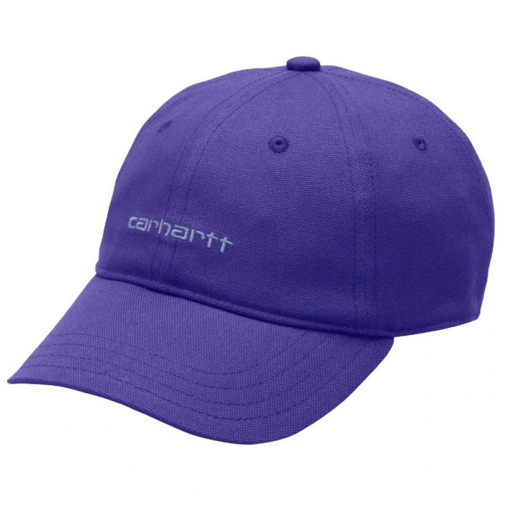 Canvas Script embroidery Cap ロゴ パネル 刺繍 キャップ 帽子