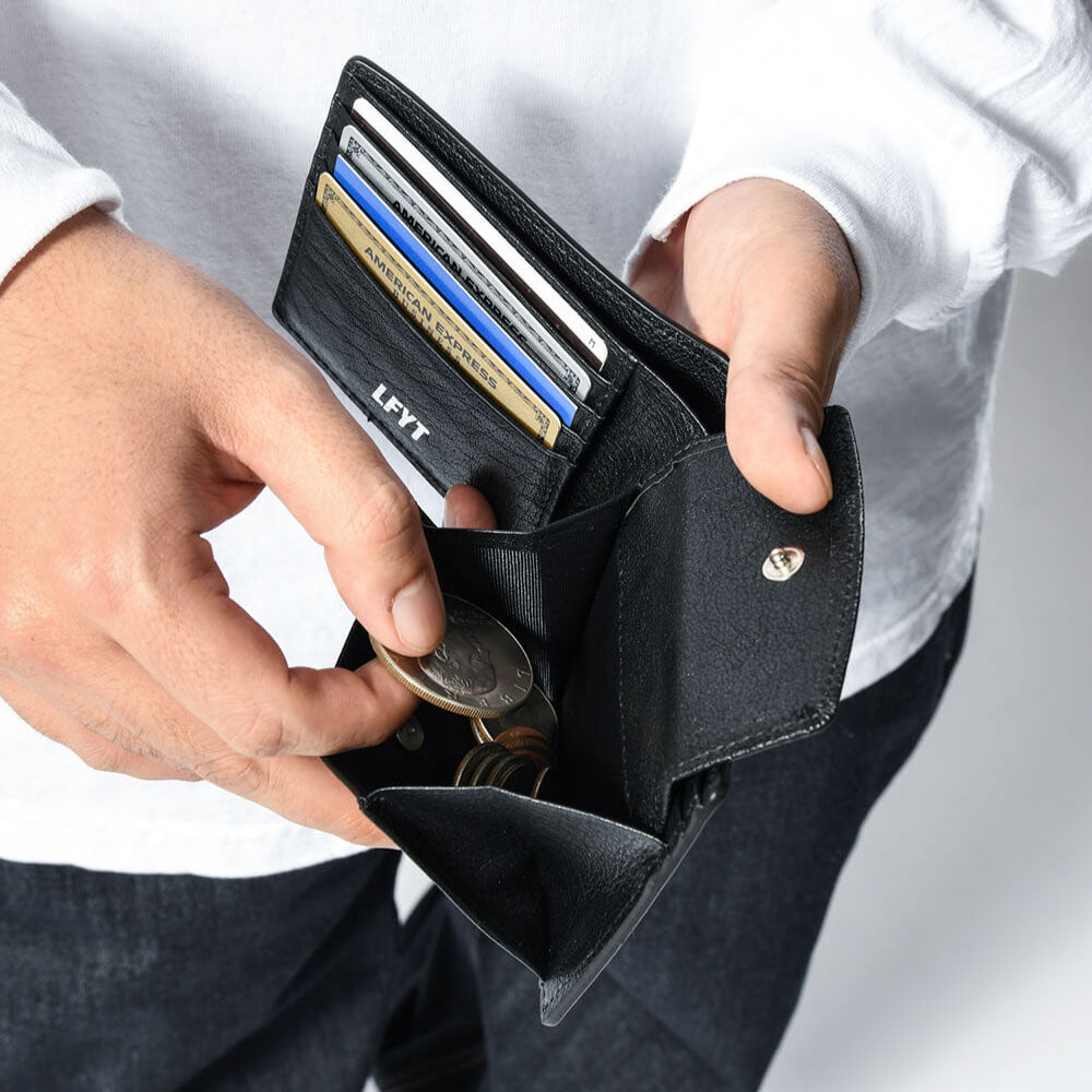 Monogram LF Logo Leather Wallet 牛革 レザー モノグラム ロゴ カード コイン ウォレット 財布