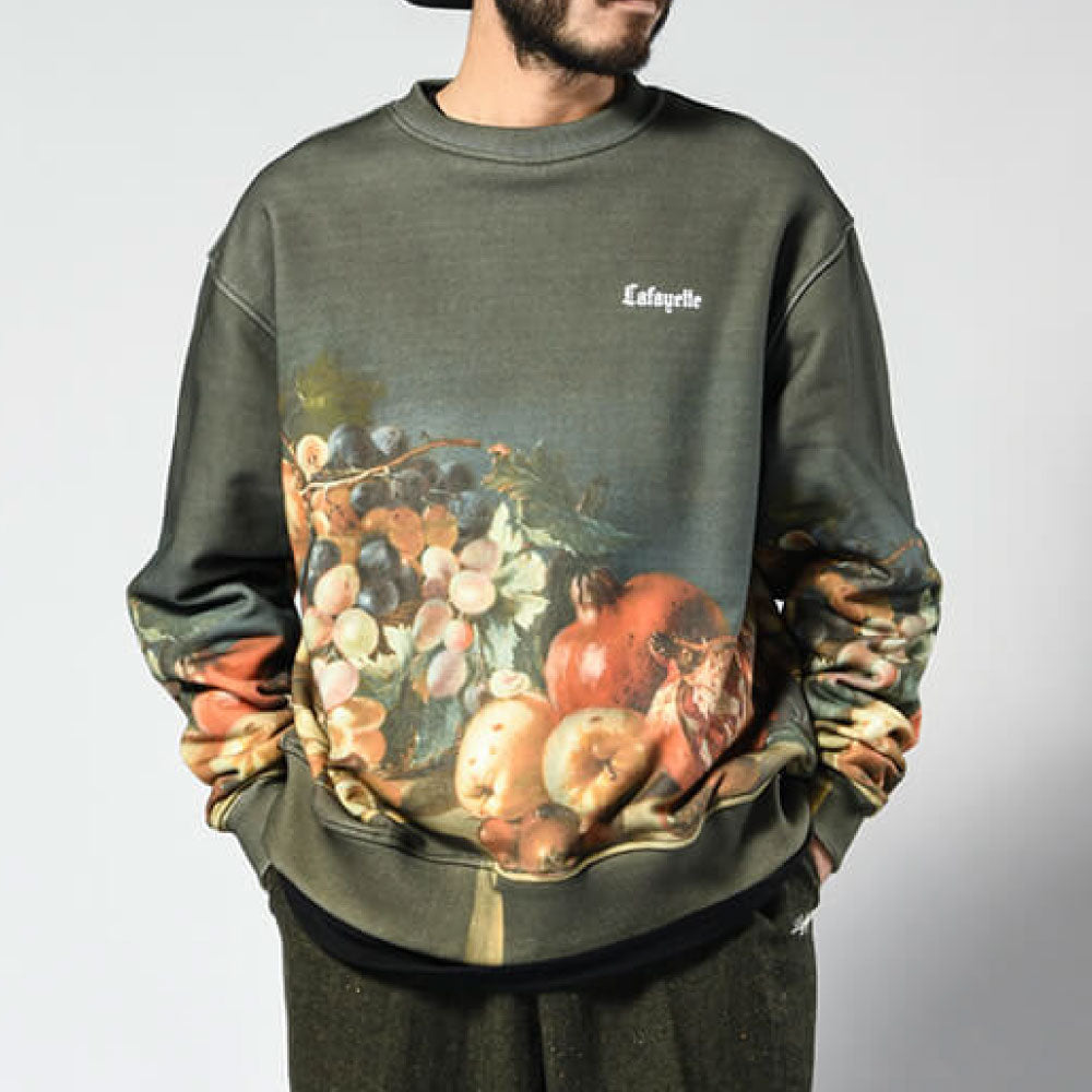 × Prado Museum Still Life With Grapes And Pomegranates Crewneck Sweat プラド ミュージアム クルーネック スウェット