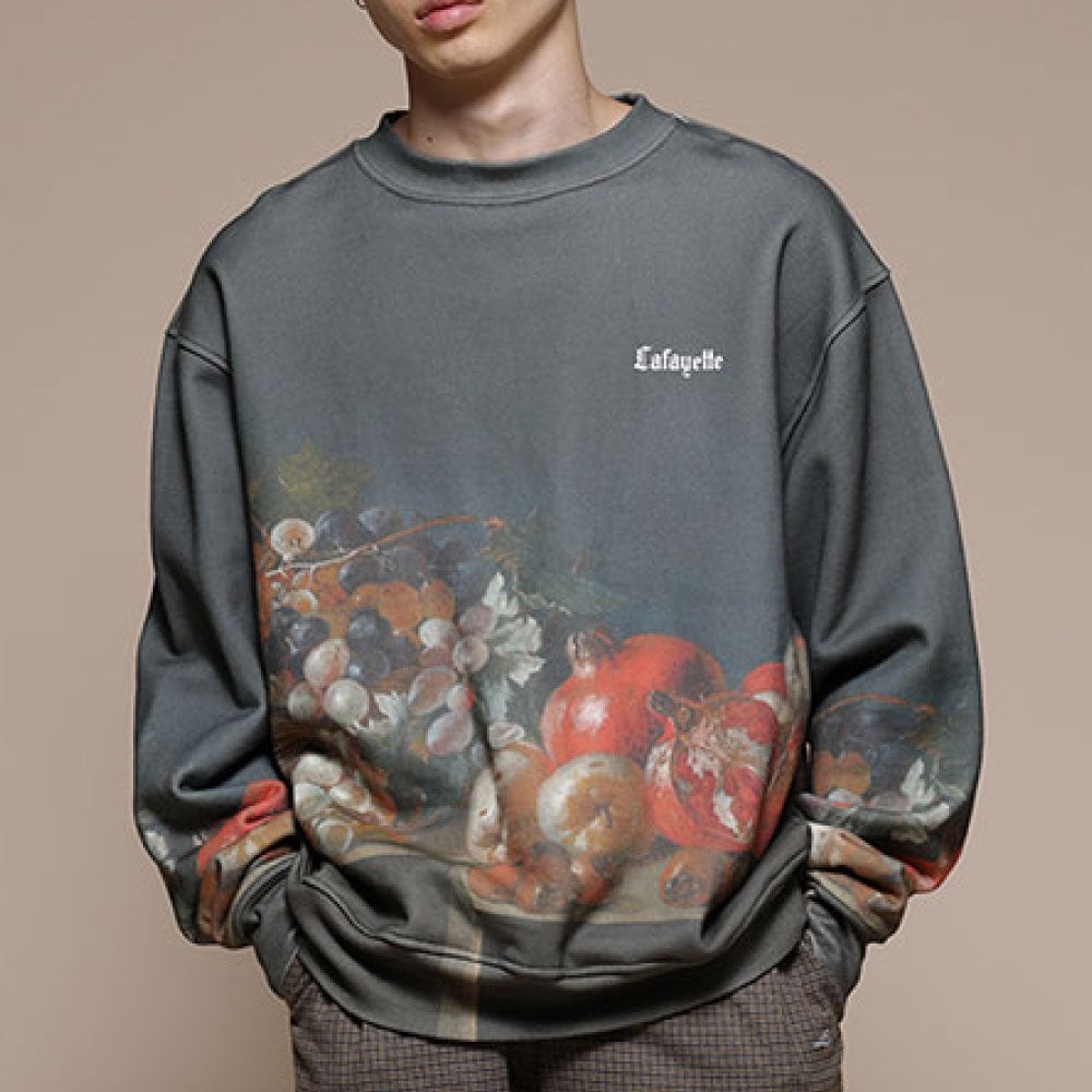 × Prado Museum Still Life With Grapes And Pomegranates Crewneck Sweat プラド ミュージアム クルーネック スウェット