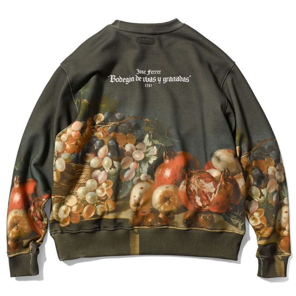× Prado Museum Still Life With Grapes And Pomegranates Crewneck Sweat プラド ミュージアム クルーネック スウェット