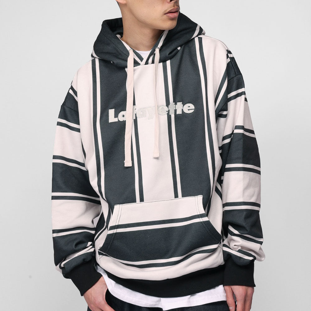 Mexican Stripe Logo Hoodie WHT メキシカン ストライプ スウェット プルオーバー パーカー