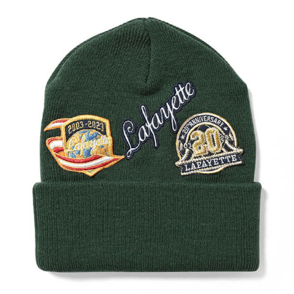 All Over Emblem Long Beanie ロング ワッペン ビーニー 帽子
