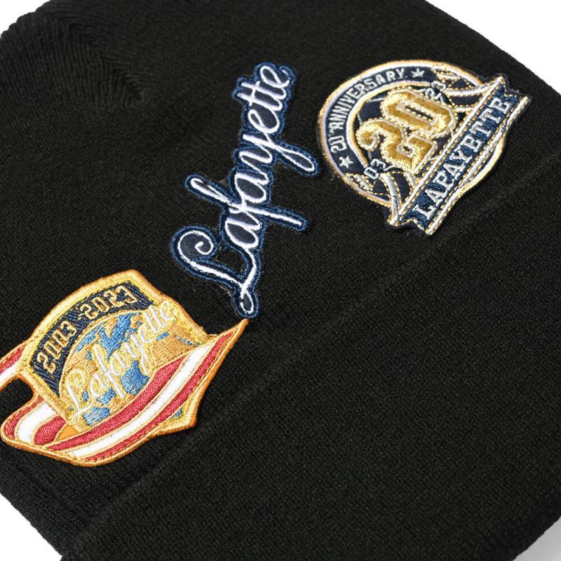 All Over Emblem Long Beanie ロング ワッペン ビーニー 帽子