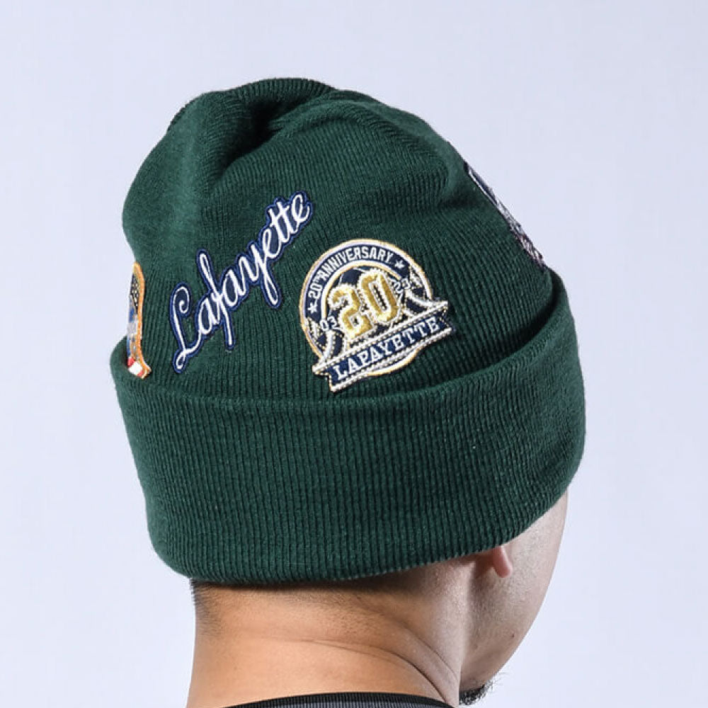 All Over Emblem Long Beanie ロング ワッペン ビーニー 帽子