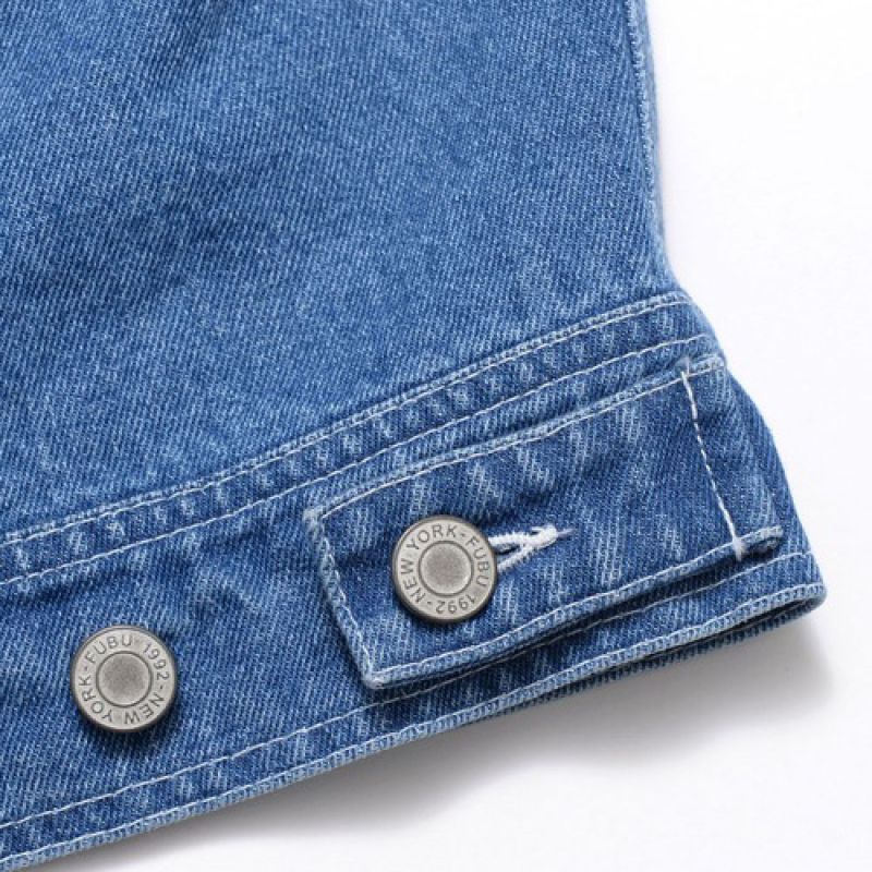 Classic Denim Jacket Light Washed embroidery 刺繍 デニム ジャケット ワッペン