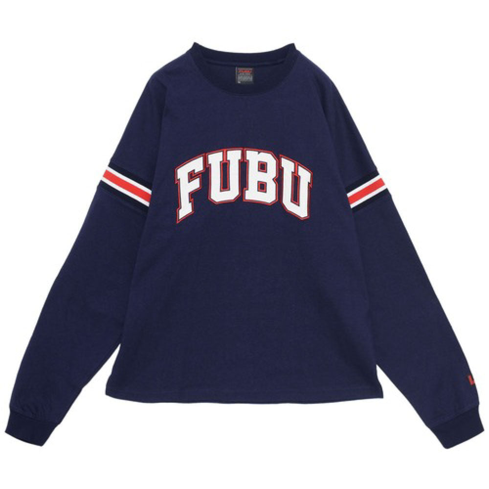 Classic Arch Logo L/S embroidery Tee NVY アーチ ロゴ 長袖 Tシャツ