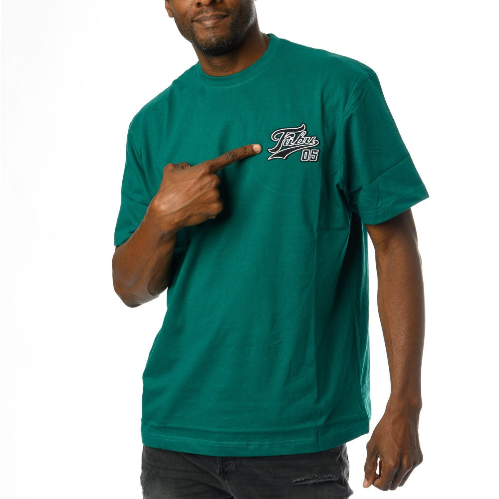 Script Sport Logo embroidery GRN S/S Tee スクリプト 刺繍 スポーツ ロゴ 半袖 Tシャツ