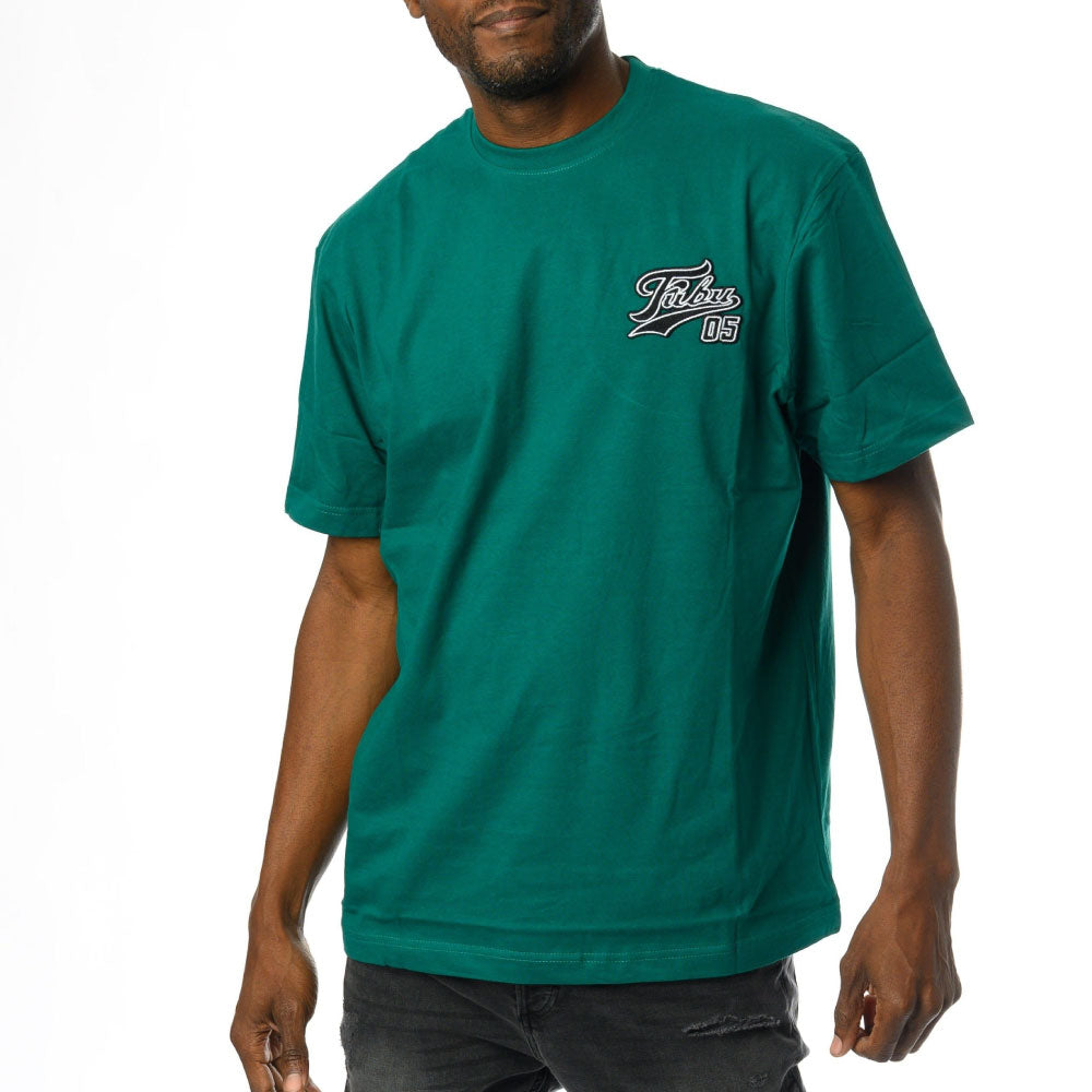 Script Sport Logo embroidery GRN S/S Tee スクリプト 刺繍 スポーツ ロゴ 半袖 Tシャツ