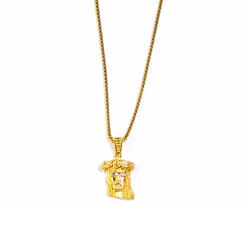 Extra Mini Jesus Chain Necklace Gold エクストラ ミニ ジーザス チェーン ネックレス ゴールド