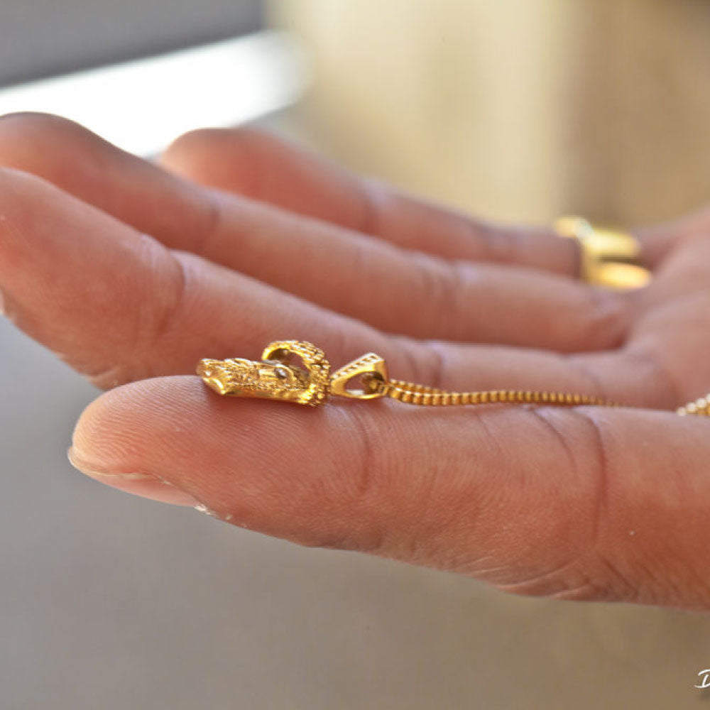 Extra Mini Jesus Chain Necklace Gold エクストラ ミニ ジーザス チェーン ネックレス ゴールド