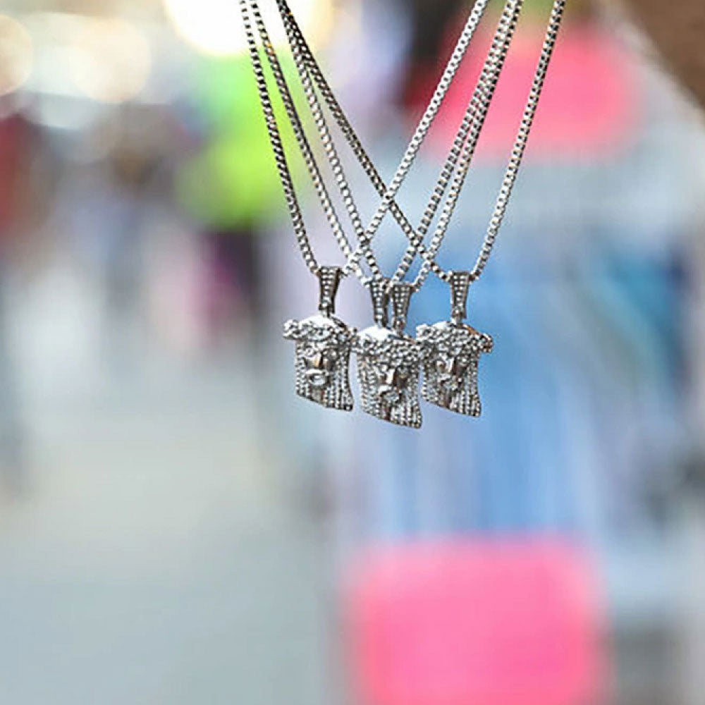 Extra Mini Jesus Chain Silver Necklace ネックレス シルバー ジーザス チェーン