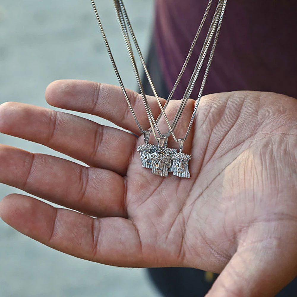 Extra Mini Jesus Chain Silver Necklace ネックレス シルバー ジーザス チェーン