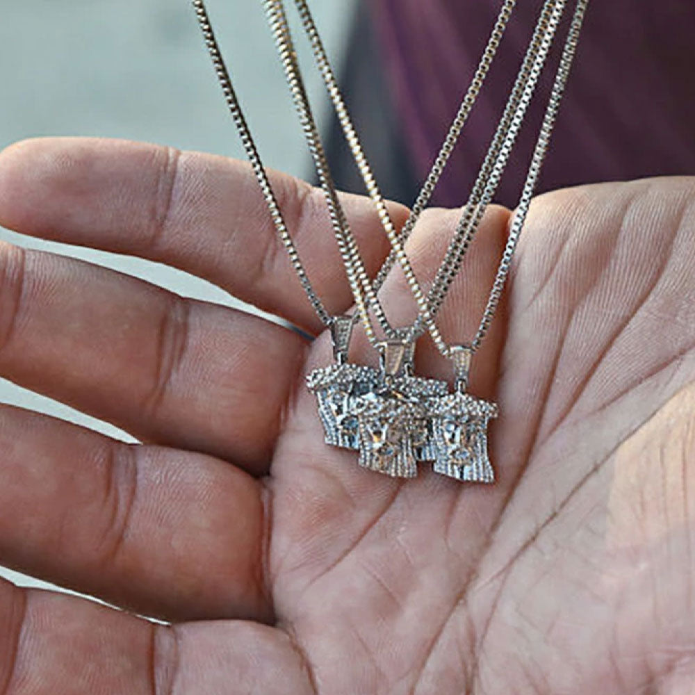 Extra Mini Jesus Chain Silver Necklace ネックレス シルバー ジーザス チェーン