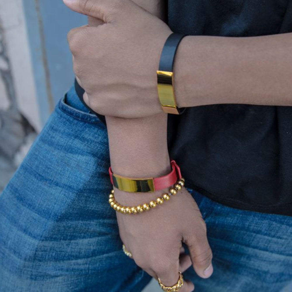 Beaded Bracelet Chain Gold ブレスレット ゴールド